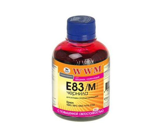 Чернила WWM EPSON StPhoto R270/290 Magenta /NEW (E83/M)