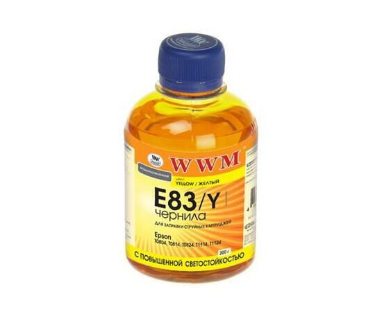 Чернила WWM EPSON StPhoto R270/290 Yellow /NEW (E83/Y)