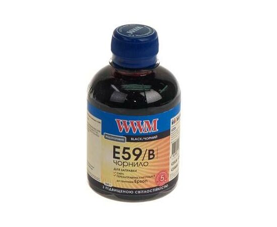 Чернила WWM EPSON StPro 7700/9700/R2400 200г Black (E59/B)