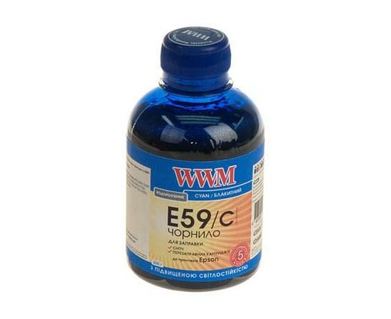 Чорнило WWM EPSON StPro 7700/9700/R2400 200г Cyan (E59/C)