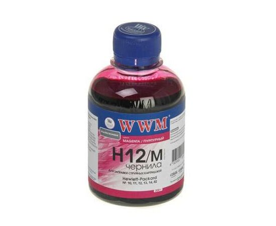 Чернила WWM HP №10/ 11/12/13/14/82 (Magenta) (H12/M)