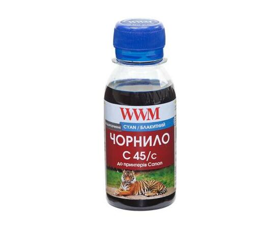 Чернила WWM Canon CL-441/CL-446/CLI-451C 100г Cyan Water-soluble (C45/C-2)