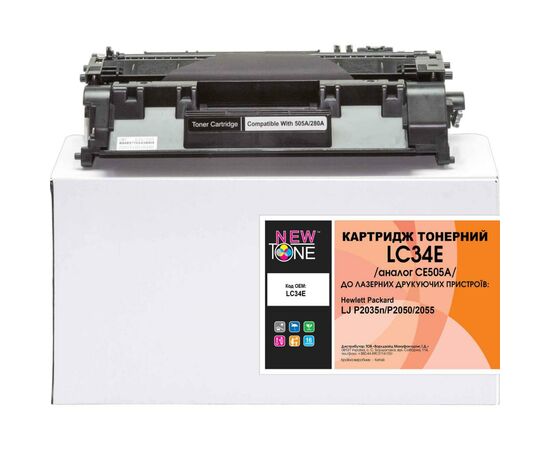 Картридж NewTone для HP LJ P2035/2055 аналог CE505A (LC34E)
