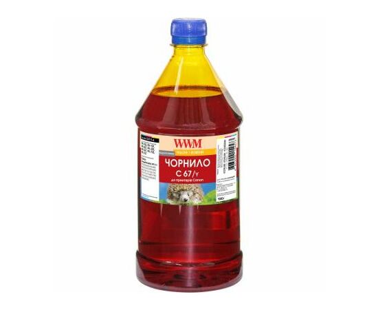 Чорнило WWM Canon IPF-107 1000г Yellow IPF-107Y (C67/Y-4)