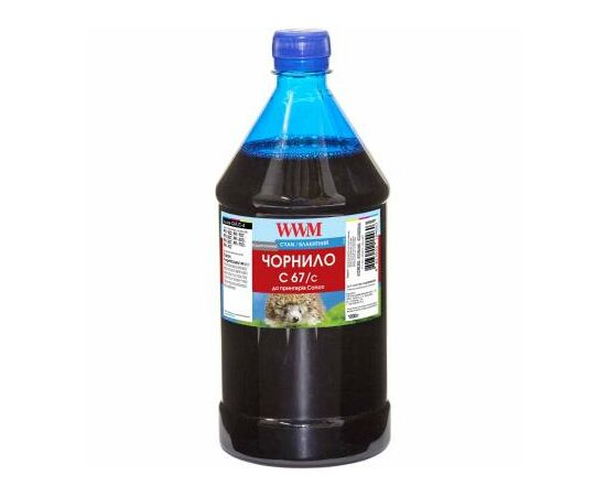 Чорнило WWM Canon IPF-107 1000г Cyan IPF-107С (C67/C-4)