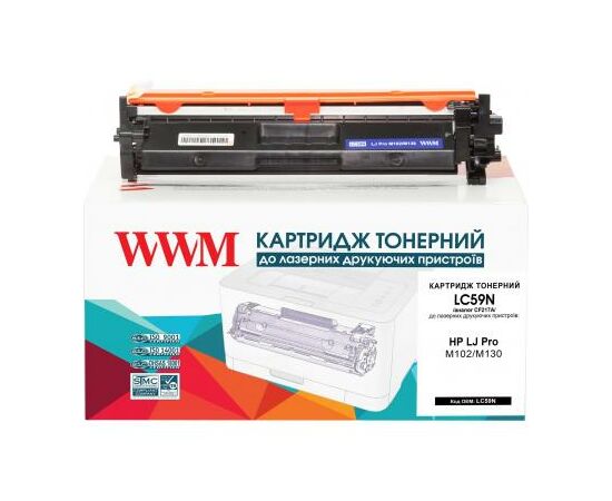Картридж WWM для HP LJ Pro M102/130 (LC59N)