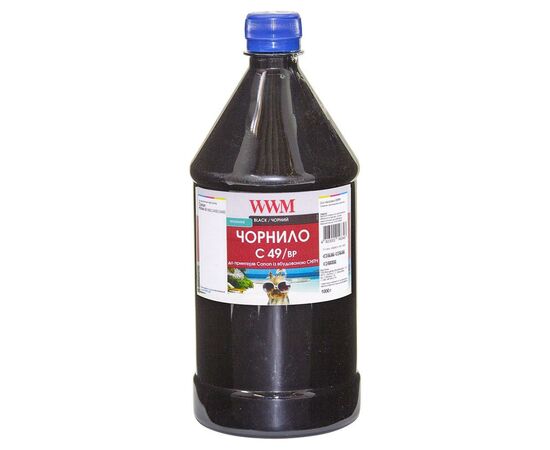 Чернила WWM Canon GI-490 1000г Black pigm (C49/BP-4)