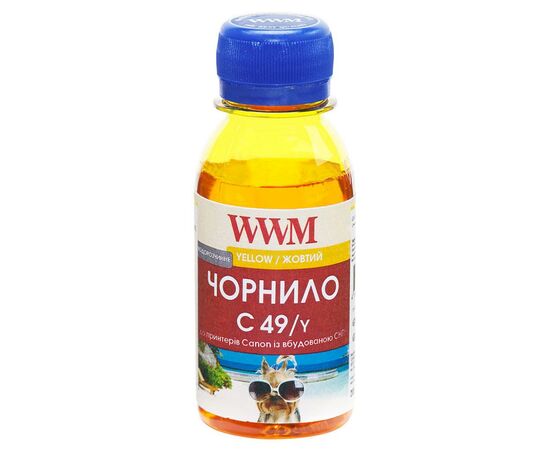 Чернила WWM Canon GI-490 100г Yellow (C49/Y-2)