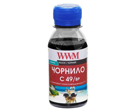 Чернила WWM Canon GI-490 100г Black pigm. (C49/BP-2)