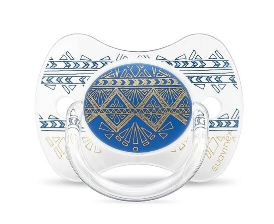 Пустушка Suavinex Couture, 18+ міс синя (304233)