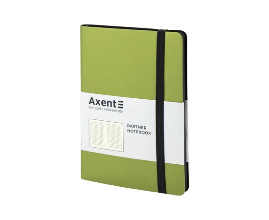 Блокнот Axent Partner Soft, 125х195, 96л, клет, салатовый (8206-09-A), изображение 2 Блокнот Axent Partner Soft, 125х195, 96л, клет, салатовый (8206-09-A), изображение 2