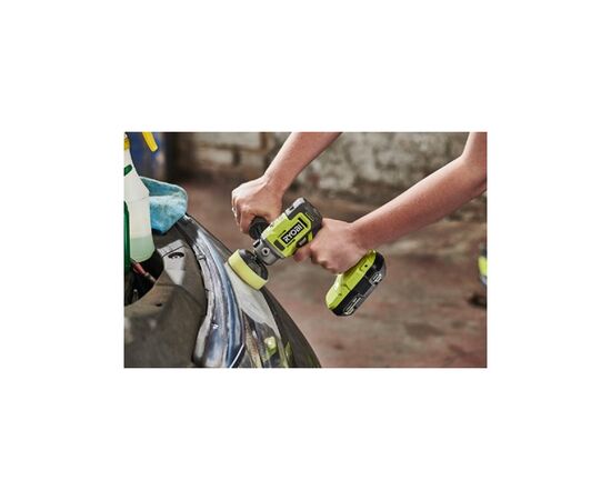 Шлифовальная машина Ryobi полировальная RDP18-0, 18В ONE+, 76мм + набор аксессуаров (без АКБ и ЗУ) (5133005897), изображение 10 Шлифовальная машина Ryobi полировальная RDP18-0, 18В ONE+, 76мм + набор аксессуаров (без АКБ и ЗУ) (5133005897), изображение 10