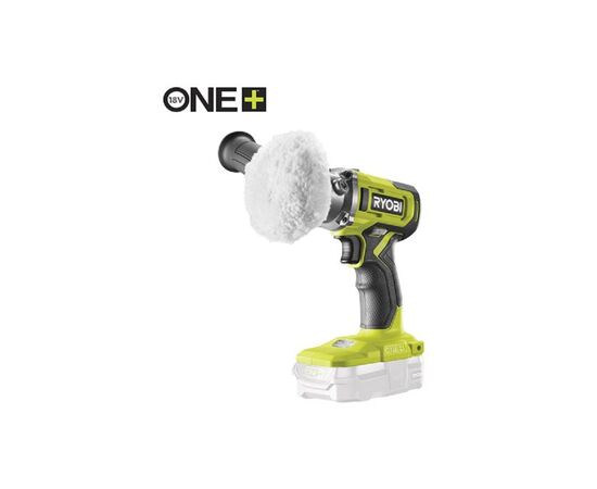 Шлифовальная машина Ryobi полировальная RDP18-0, 18В ONE+, 76мм + набор аксессуаров (без АКБ и ЗУ) (5133005897), изображение 3 Шлифовальная машина Ryobi полировальная RDP18-0, 18В ONE+, 76мм + набор аксессуаров (без АКБ и ЗУ) (5133005897), изображение 3