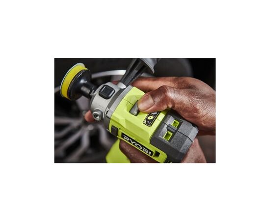 Шлифовальная машина Ryobi полировальная RDP18-0, 18В ONE+, 76мм + набор аксессуаров (без АКБ и ЗУ) (5133005897), изображение 5 Шлифовальная машина Ryobi полировальная RDP18-0, 18В ONE+, 76мм + набор аксессуаров (без АКБ и ЗУ) (5133005897), изображение 5