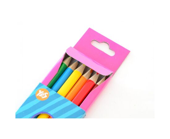 Олівці кольорові Yes Happy colors 6 кол (290400), зображення 2 Олівці кольорові Yes Happy colors 6 кол (290400), зображення 2