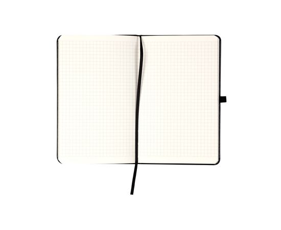 Блокнот Axent Partner Lux 125х195 мм 96 листов в клетку Черный (8202-01-A), изображение 4