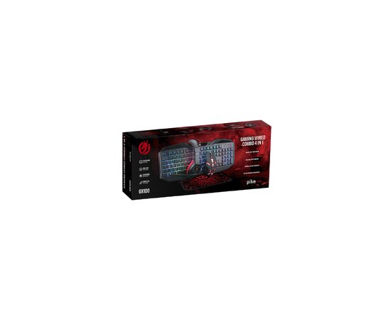Комплект Piko GX100 4 в 1 USB Black (1283126489792), изображение 6 Комплект Piko GX100 4 в 1 USB Black (1283126489792), изображение 6