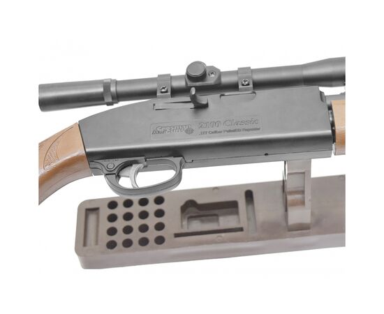 Пневматическая винтовка Crosman Classic з прицілом 4х15 мм (2100X), изображение 5 Пневматическая винтовка Crosman Classic з прицілом 4х15 мм (2100X), изображение 5