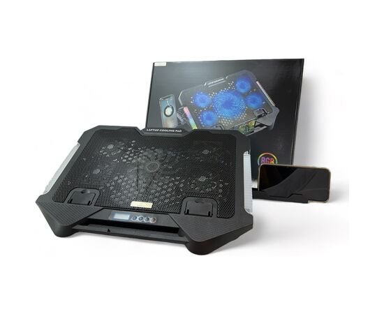 Подставка для ноутбука XoKo NST-051 RGB Black (XK-NST-051RGB-BK), изображение 4 Подставка для ноутбука XoKo NST-051 RGB Black (XK-NST-051RGB-BK), изображение 4