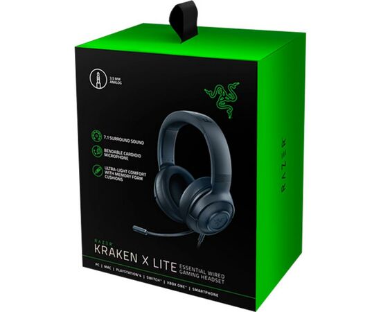 Наушники Razer Kraken X Lite (RZ04-02950100-R381/R3M1), изображение 6 Наушники Razer Kraken X Lite (RZ04-02950100-R381/R3M1), изображение 6
