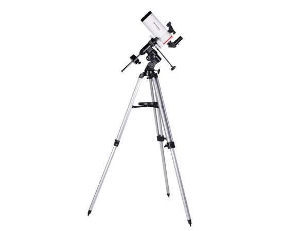 Телескоп Bresser Maksutov 100/1400 EQ3 з сонячним фільтром і адаптером для смартфона (927788), изображение 2 Телескоп Bresser Maksutov 100/1400 EQ3 з сонячним фільтром і адаптером для смартфона (927788), изображение 2