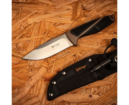 Нож Elk Ridge з кресалом Brown (ER-200-23BR), изображение 6 Нож Elk Ridge з кресалом Brown (ER-200-23BR), изображение 6