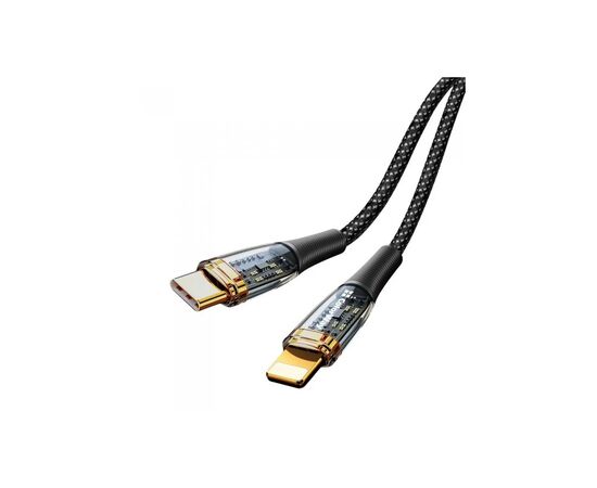 Дата кабель USB-C to Lightning 1.2m 3A 27W black ColorWay (CW-CBPDCL057-BK), изображение 2 Дата кабель USB-C to Lightning 1.2m 3A 27W black ColorWay (CW-CBPDCL057-BK), изображение 2