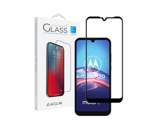 Стекло защитное ACCLAB Full Glue MOTO E6s (1283126509025)