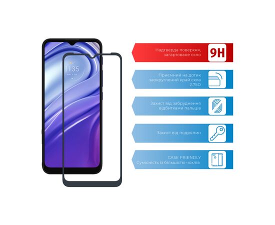 Стекло защитное ACCLAB Full Glue MOTO G20 (1283126514388), изображение 2 Стекло защитное ACCLAB Full Glue MOTO G20 (1283126514388), изображение 2