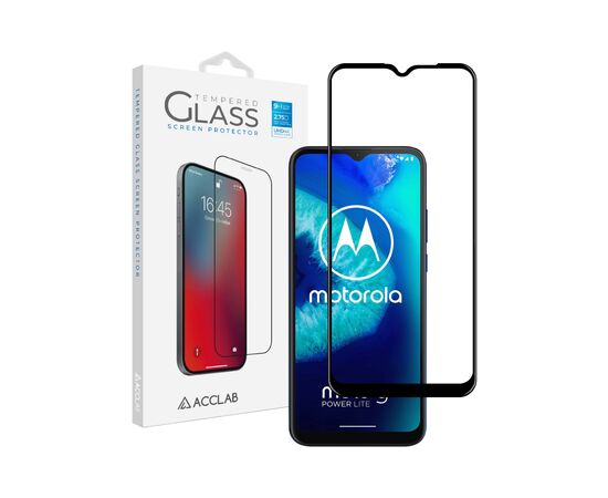 Стекло защитное ACCLAB Full Glue MOTO G8 Power Lite (1283126509056)