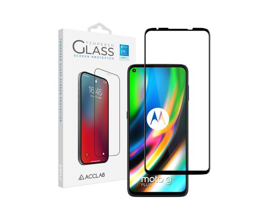 Стекло защитное ACCLAB Full Glue MOTO G9 Plus (1283126509049)