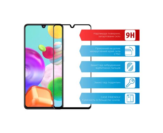 Стекло защитное ACCLAB Full Glue Samsung A41 (1283126508585), изображение 2 Стекло защитное ACCLAB Full Glue Samsung A41 (1283126508585), изображение 2
