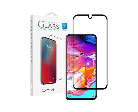 Скло захисне ACCLAB Full Glue Samsung A70 (1283126508615)