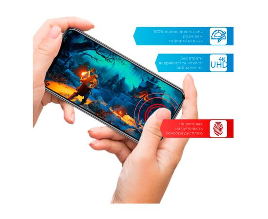 Скло захисне ACCLAB Full Glue Samsung S23 Plus (1283126559686), зображення 6 Скло захисне ACCLAB Full Glue Samsung S23 Plus (1283126559686), зображення 6