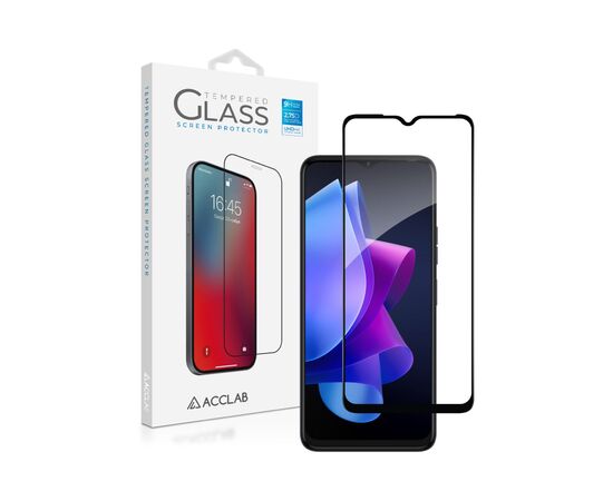 Скло захисне ACCLAB Full Glue Tecno Spark 10 (1283126580550), зображення 2 Скло захисне ACCLAB Full Glue Tecno Spark 10 (1283126580550), зображення 2