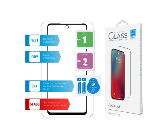Стекло защитное ACCLAB Full Glue Tecno Spark 10 Pro (1283126580567), изображение 7 Стекло защитное ACCLAB Full Glue Tecno Spark 10 Pro (1283126580567), изображение 7