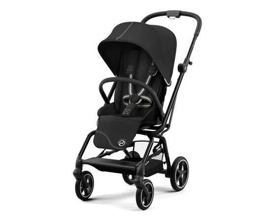 Коляска Cybex Eezy S Twist+ 2 BLK Moon Black (с бампером) (522003759)