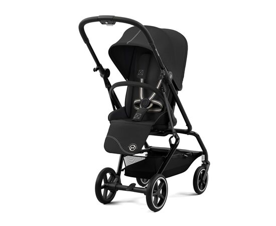 Коляска Cybex Eezy S Twist+ 2 SLV B Moon Black (с бампером) (522001087), изображение 4 Коляска Cybex Eezy S Twist+ 2 SLV B Moon Black (с бампером) (522001087), изображение 4