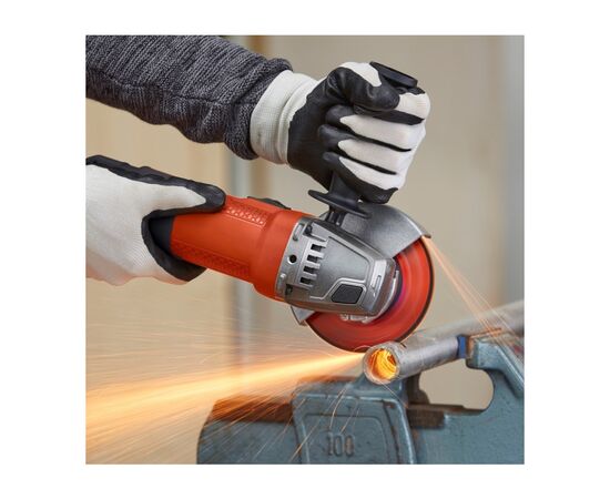 Шлифовальная машина Black&Decker 800 Вт, 12000 об/мин, d=125 мм (BEG120), изображение 6 Шлифовальная машина Black&Decker 800 Вт, 12000 об/мин, d=125 мм (BEG120), изображение 6