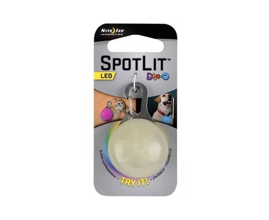 Карабин туристический Nite ize Carb Spot Disco ЕКО NI746 (4823082711048), изображение 2 Карабин туристический Nite ize Carb Spot Disco ЕКО NI746 (4823082711048), изображение 2