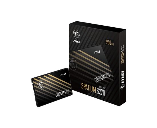 Накопитель SSD 2.5" 960GB Spatium S270 MSI (S78-440P130-P83), изображение 5 Накопитель SSD 2.5" 960GB Spatium S270 MSI (S78-440P130-P83), изображение 5