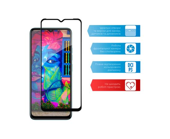 Скло захисне ACCLAB Full Glue Tecno Spark Go 2023 (1283126564819), зображення 5 Скло захисне ACCLAB Full Glue Tecno Spark Go 2023 (1283126564819), зображення 5