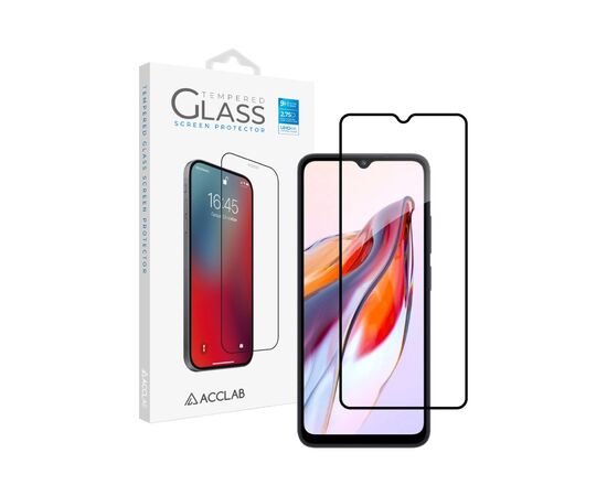 Стекло защитное ACCLAB Full Glue Xiaomi Redmi 12C (1283126573743)