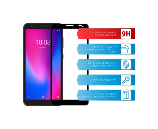 Скло захисне ACCLAB Full Glue ZTE A3 2020 (1283126508929), зображення 2 Скло захисне ACCLAB Full Glue ZTE A3 2020 (1283126508929), зображення 2