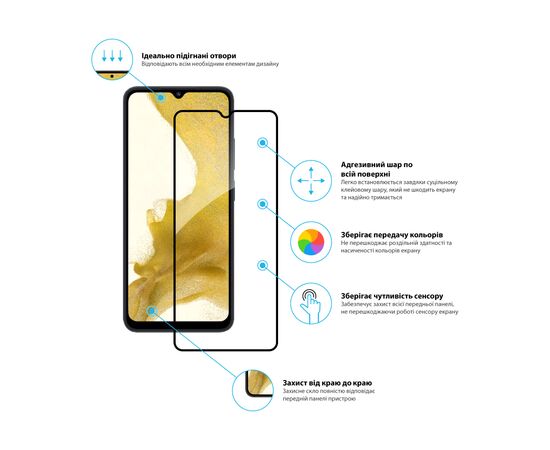Стекло защитное Global Full Glue Xiaomi Redmi 12C (1283126573767), изображение 3 Стекло защитное Global Full Glue Xiaomi Redmi 12C (1283126573767), изображение 3
