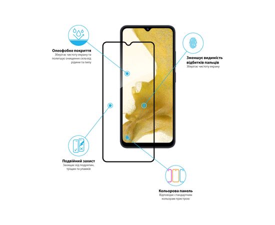 Стекло защитное Global Full Glue Xiaomi Redmi 12C (1283126573767), изображение 4 Стекло защитное Global Full Glue Xiaomi Redmi 12C (1283126573767), изображение 4