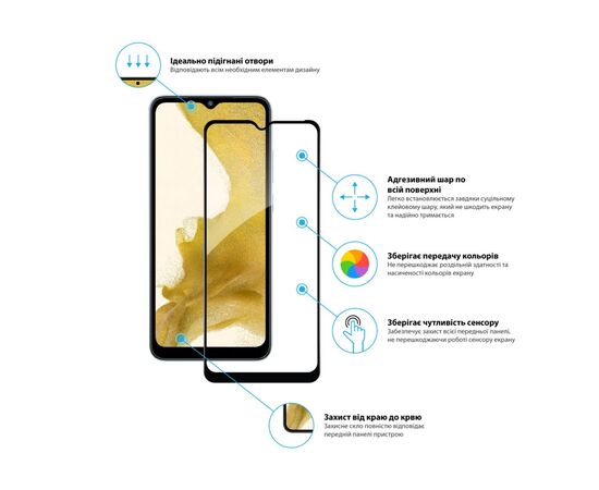 Стекло защитное Global Full Glue Xiaomi Redmi A2 (1283126579974), изображение 2 Стекло защитное Global Full Glue Xiaomi Redmi A2 (1283126579974), изображение 2