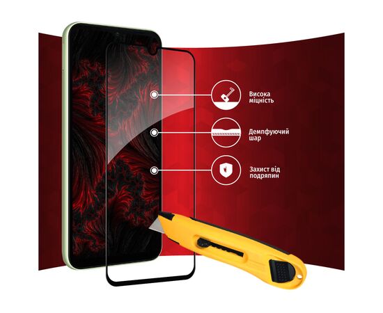 Стекло защитное Intaleo Full Glue Samsung A14 (1283126559778), изображение 5 Стекло защитное Intaleo Full Glue Samsung A14 (1283126559778), изображение 5