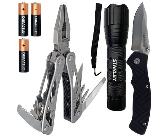 Мультитул Stanley MULTI-TOOL 12 in 1 + складаний ніж + ліхтарик (STHT81502-0)