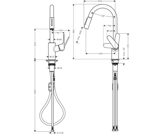 Змішувач Deante Focus (31815000), зображення 5